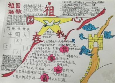 祖国赞歌手抄报图片大全2