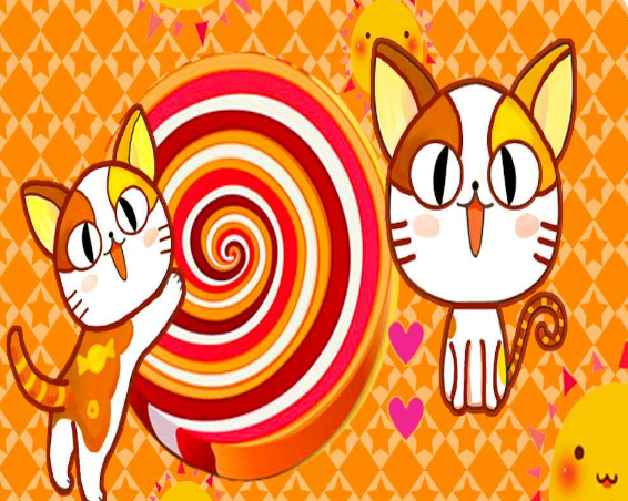 顽皮的小猫