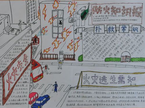 森林消防安全手抄报图片大全3