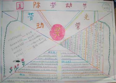 劳动光荣手抄报简单又漂亮4