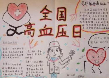 高血压手抄报简单好看12