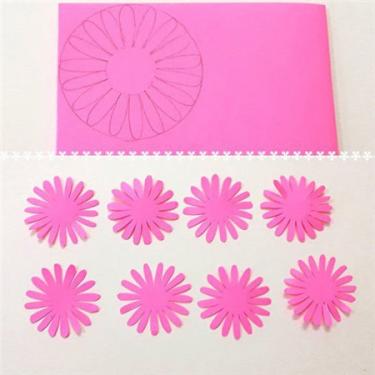 彩纸立体太阳菊花朵制作方法2