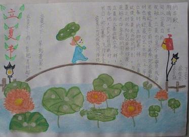 小满节气手抄报图片6
