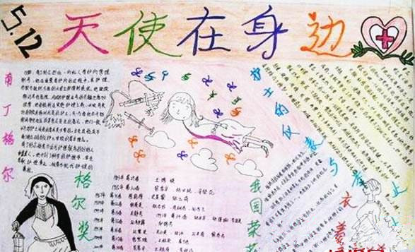 国际护士节手抄报图片3
