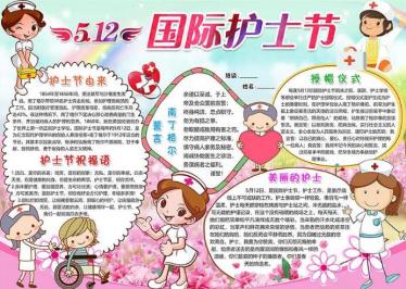 国际护士节手抄报图片11