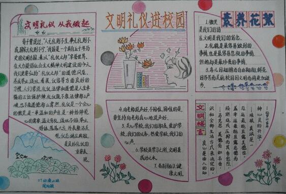 家庭文明手抄报图片大全10