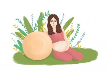 怀孕四个月肚子图片 看看你的肚子合格了没1