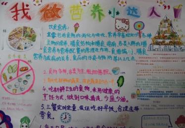 全国学生营养日手抄报图片4