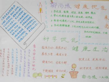 全国学生营养日手抄报图片8