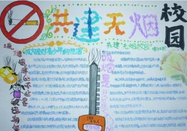 世界无烟日手抄报简单好看10
