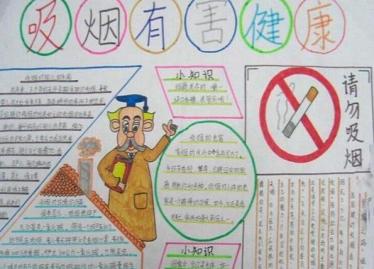 无烟日手抄报简单又漂亮11
