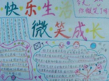 学会微笑手抄报图片11