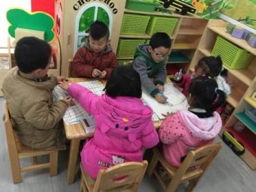 小班漂亮的桌布教案1