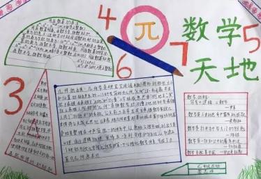 七年级数学手抄报图片大全11