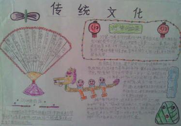 中国文化遗产日手抄报图片9