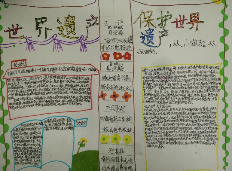 中国文化遗产日手抄报图片11