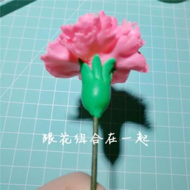 母亲节彩泥康乃馨制作方法10