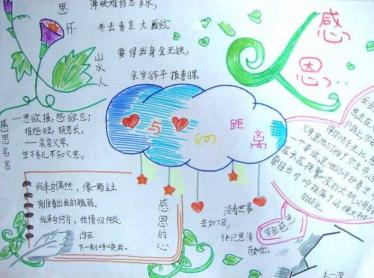 孝敬父母手抄报七年级10