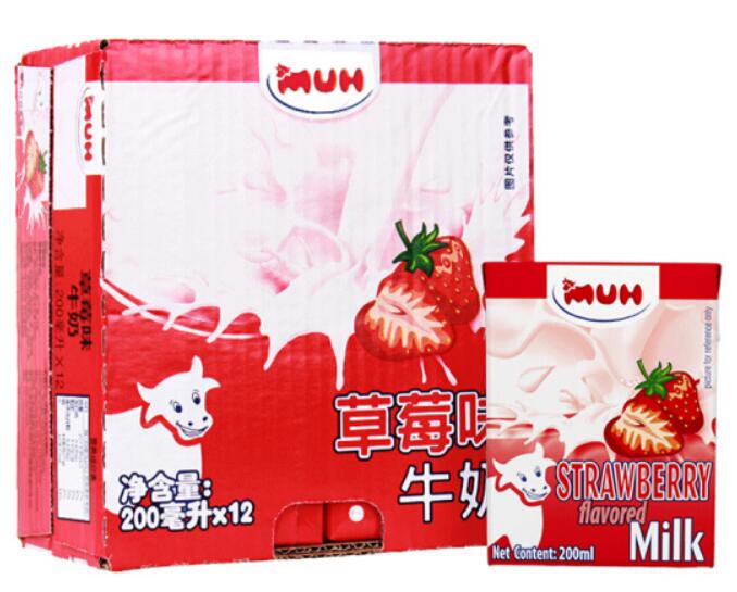 甘蒂牧场草莓味牛奶好喝吗