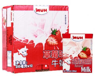 甘蒂牧场草莓味牛奶好喝吗