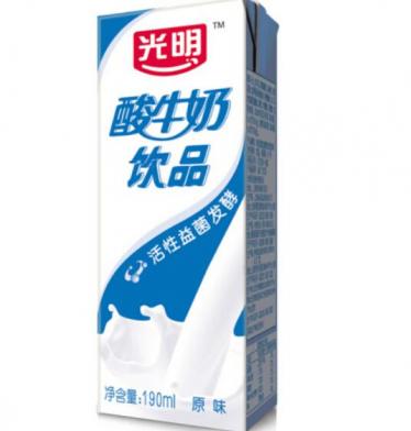 光明酸牛奶饮品多少钱一箱
