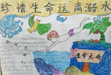 安全过暑假手抄报图片大全9