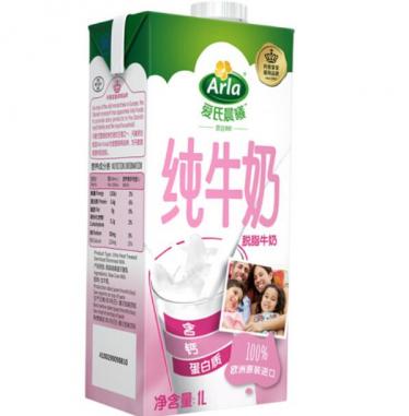 爱氏晨曦脱脂牛奶的热量