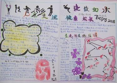 迎二青会手抄报图片大全7