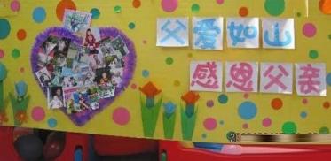 2019幼儿园父亲节环境布置图片大全