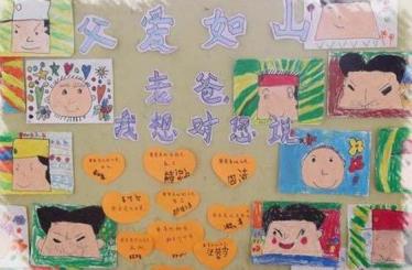 2019幼儿园父亲节环境布置图片大全
