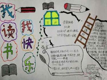 我读书我快乐手抄报又简单又漂亮11