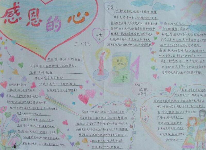 关于人际交往的手抄报图片12