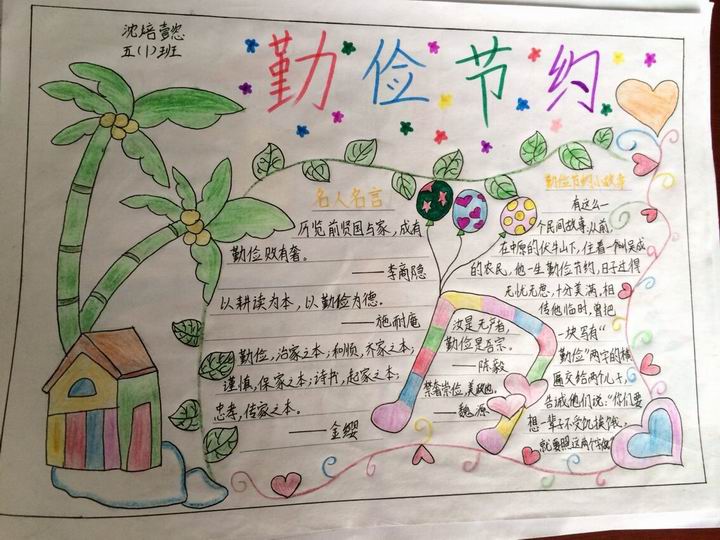微节约手抄报图片大全2