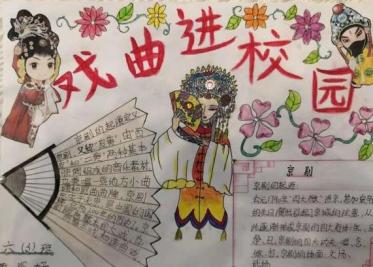 戏曲手抄报简单又漂亮