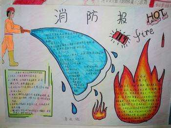 自救自护手抄报图片3