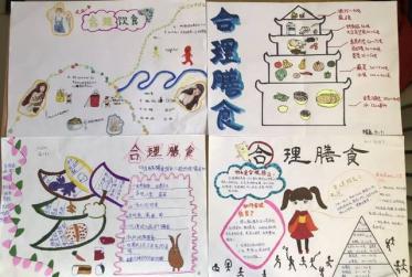 合理膳食手抄报图片2