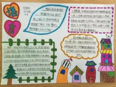 语言手抄报图片大全