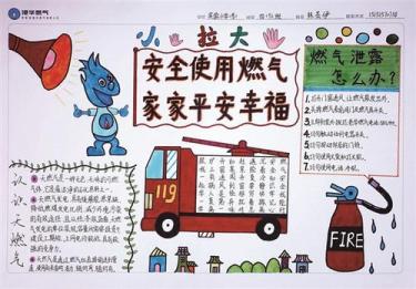 燃气知识手抄报图片大全1