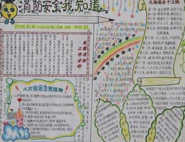 消防安全手抄报