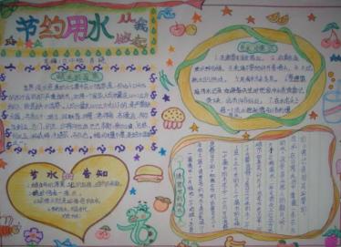 节俭手抄报