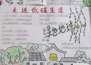 节能减排手抄报