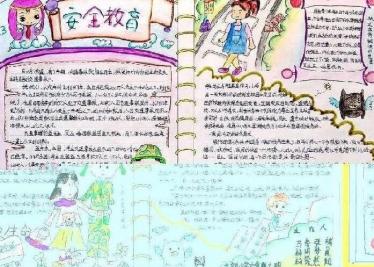 中学生安全手抄报