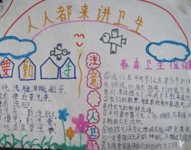 安全卫生手抄报