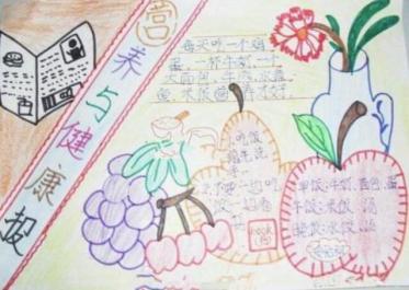 健康营养手抄报图片大全集