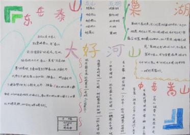 大好河山手抄报图片大全3