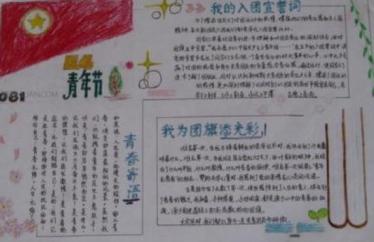五四青年节手抄报简单