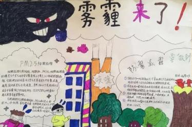大气污染防治手抄报
