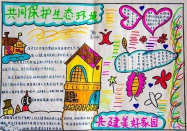 生态手抄报图片大全2