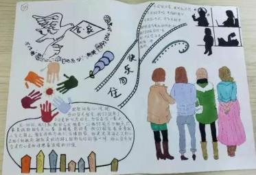 我们居住的地方手抄报