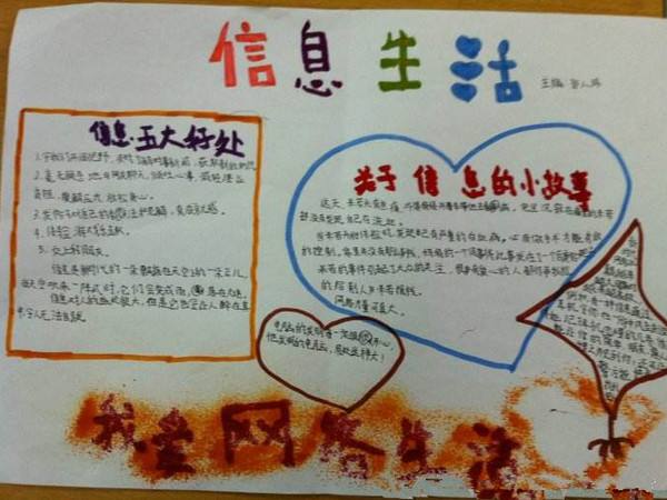 世界发展信息日手抄报3
